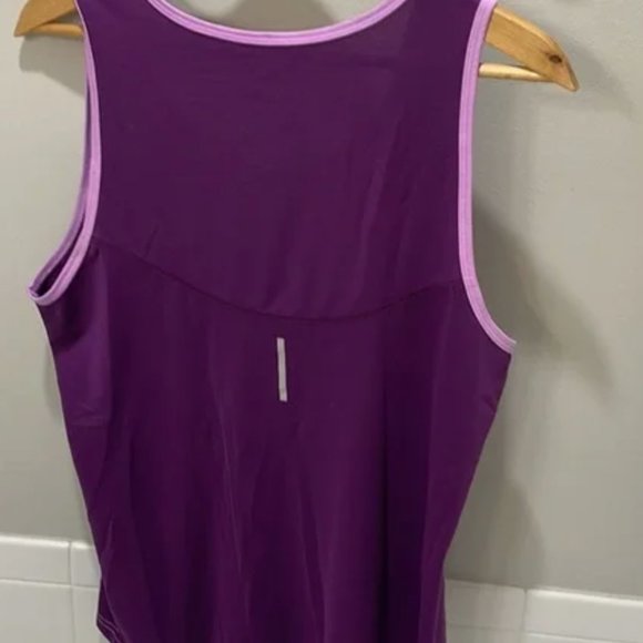 Tek Gear Two Tone Purple Pink Tank Large - Picture 3 of 6